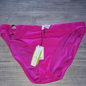 NWT Sanctuary Ribbed Vibrant Pink Bikini Bottom